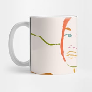 Portrait Woman and land Mug